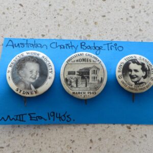 Australian Charity Badge Trio