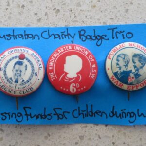 Australian Charity Badge Trio