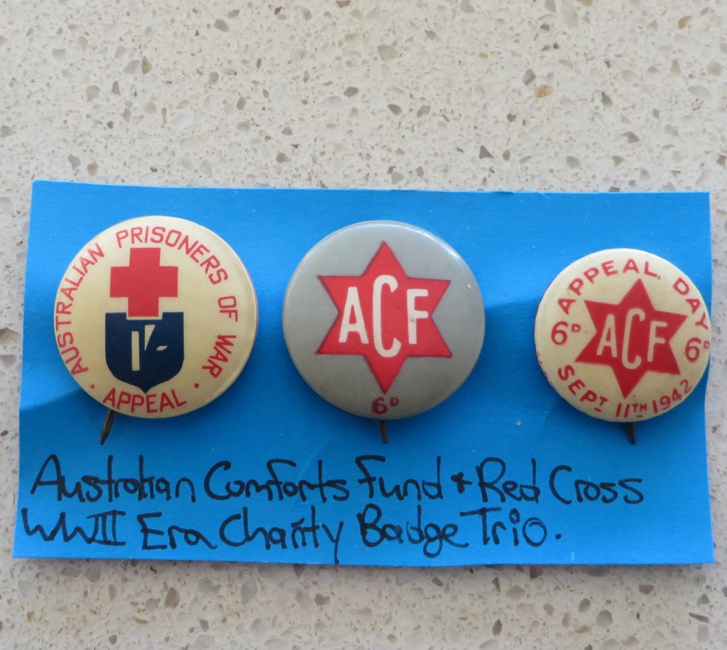 Australian Comforts Fund Badge Trio - Australian Comforts Fund Badge Trio