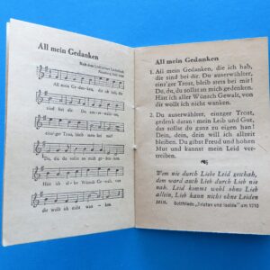 German Charity Book – Love Songs
