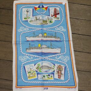 Teatowel – P&O London to Australia