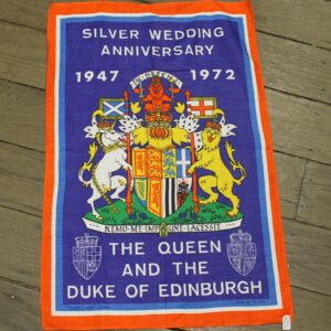 Teatowel – QEII & Philip Silver Wedding Anniversay