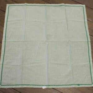 Supper Cloth – Green & White Gingham
