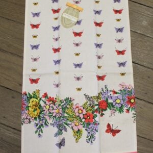 Teatowel – Horrockses Floral (Few stains will wash out)