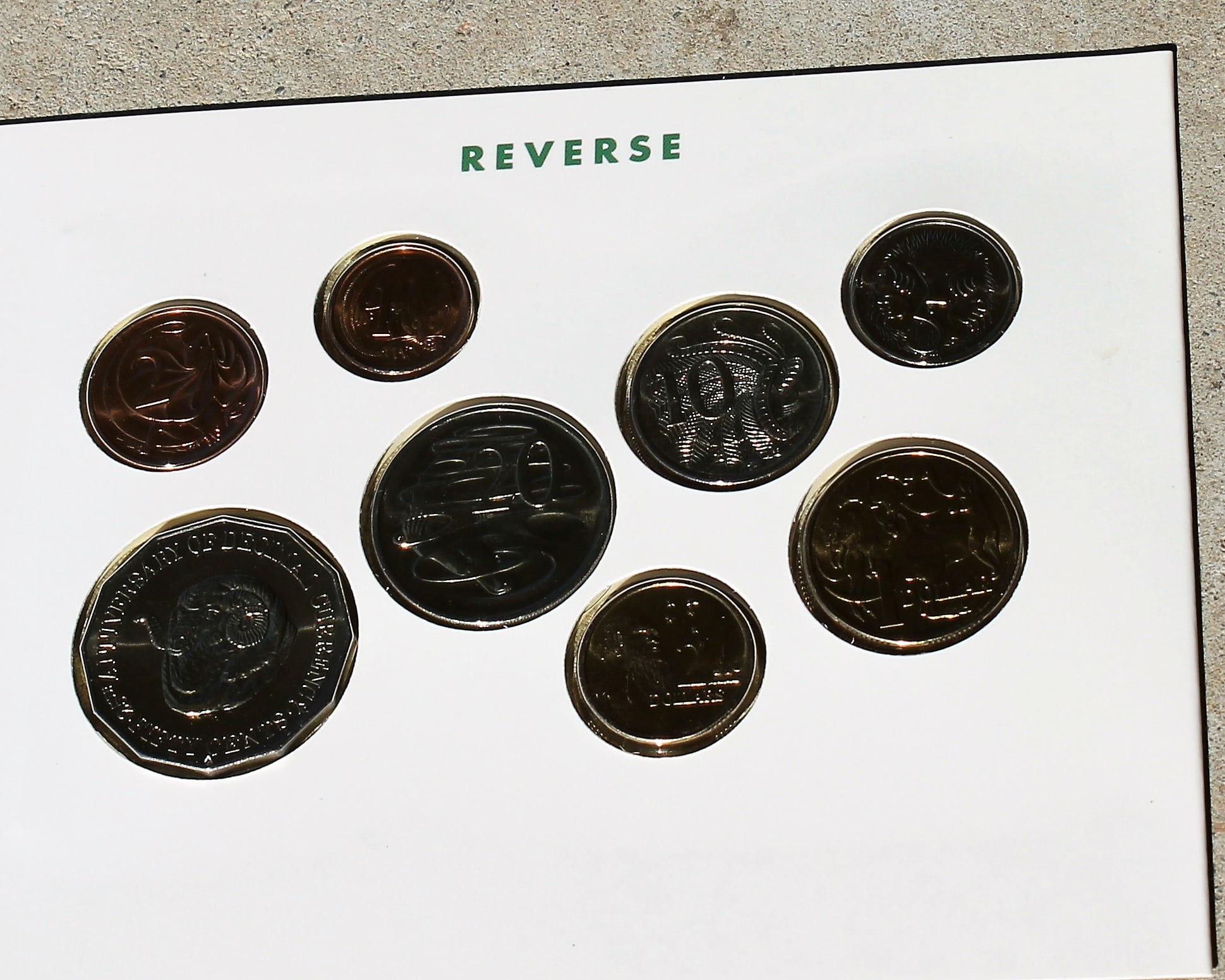 Australian Coin Set 1991 - morpeth antique centre hunter valley australian coin set 1991 25th anniversary decimal currency rams head