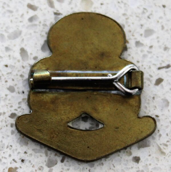 morpeth antique centre hunter valley australian girl guides brownies brass metal badge pin