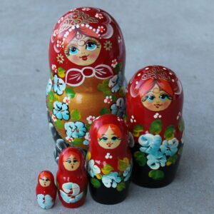 Matryoshka Doll – Red & Blue