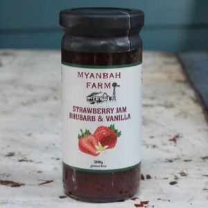 Myanbah – Strawberry, Rhubarb & Vanilla Jam
