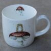 Tazza In Porcellana Wrendale Designs 'He's A Fun-Gi' Con Illustrazione Di Topo, 0,3L - 3