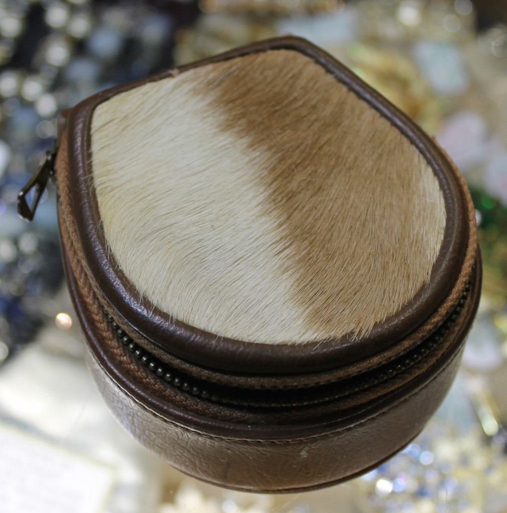Cufflink Box - morpeth antique centre hunter valley zippered cuff link box cow hide