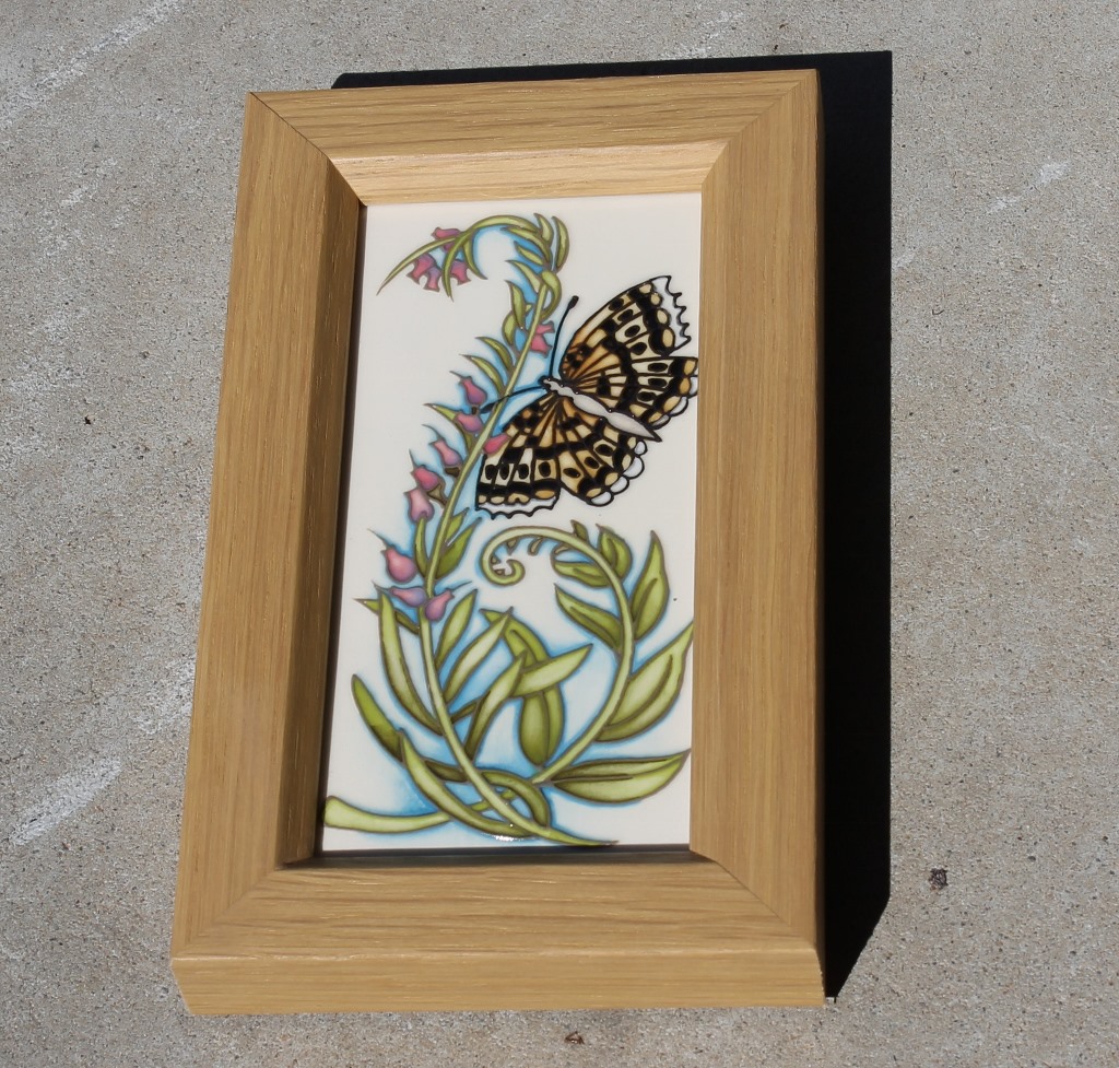 Moorcroft Plaque - A Rare Discovery - morpeth antique centre hunter valley moorcroft plaque wall hanging ceramic a rare discovery butterfly