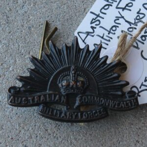 Australian Rising Sun Collar Badge