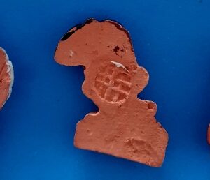 German Charity Badge Trio – missing pin backs