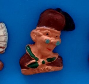 German Charity Badge Trio – missing pin backs