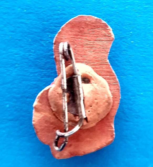 German Charity Badge - Zodiac Aries - morpeth antique centre hunter valley german world war two II third reich WHW winter charity relief token glass metal plastic donation pin badge zodiac