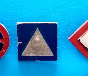German Charity Badge Trio – Roadsigns