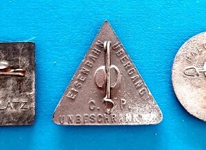 German Charity Badge Trio – Roadsigns