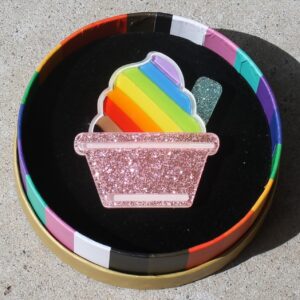 Erstwilder Brooch – Ice Cream Acceptance