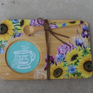 Tray & Spoon – Floral