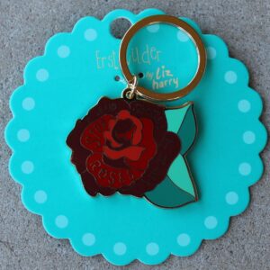 Erstwilder Key Ring – Stop & Smell the Roses
