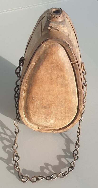American Revolutionary War Canteen - morpeth antique centre hunter valley american war of independence revolutionary water canteen wooden metal timber greek bunker hill english infantry 63 circa 1776 loyalist militaria nautical industrial