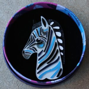 Erstwilder Brooch – The Zealous Zebra