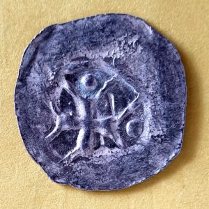 Black Plague Silver Heller Coin