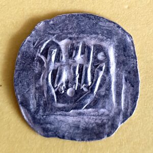 Black Plague Silver Heller Coin