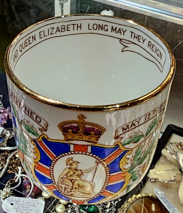 morpeth antique centre hunter valley george vi coronation mug 1937 england great britain hammersley & co london stoke on trent