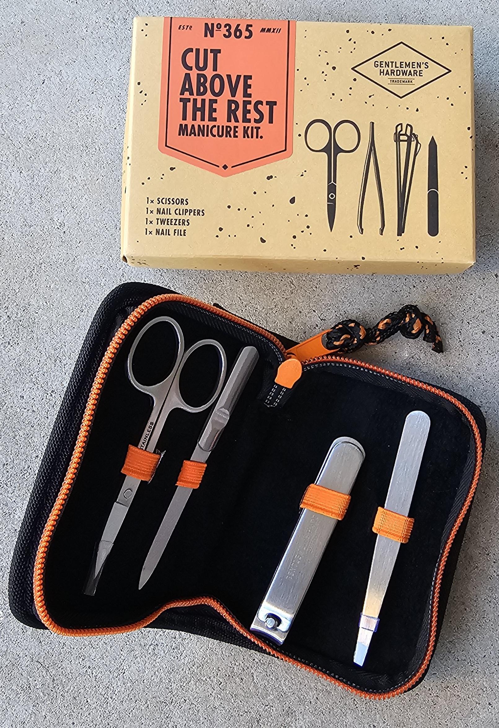 Manicure Kit - Cut Above the Rest - morpeth gift gallery gentleman's manicure set cut above the rest number 365 clipper nail toe scissors file cuticle stick tool pusher