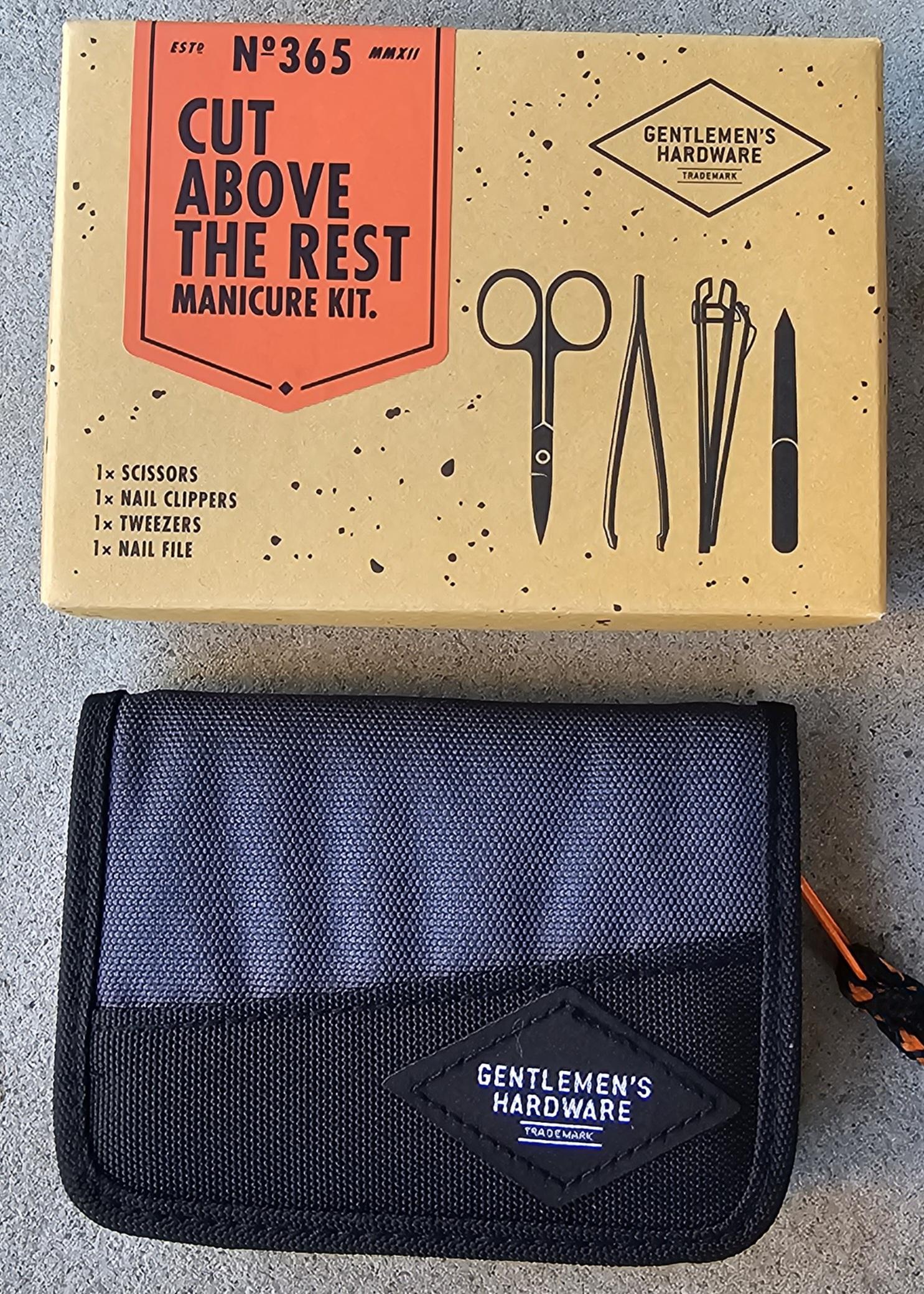 Manicure Kit - Cut Above the Rest - morpeth gift gallery gentleman's manicure set cut above the rest number 365 clipper nail toe scissors file cuticle stick tool pusher