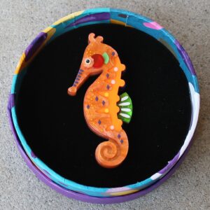 Erstwilder Brooch – The Wary Western Australian Seahorse