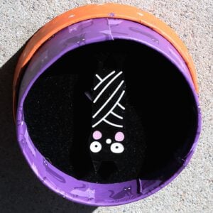 Erstwilder Mini Brooch – Halloween Hang-Up Bat