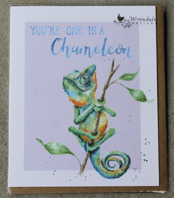 morpeth antique centre hunter valley region wrendale designs united kingdom greeting card blank birthday you're one in a chameleon animal colour changer amazon south american