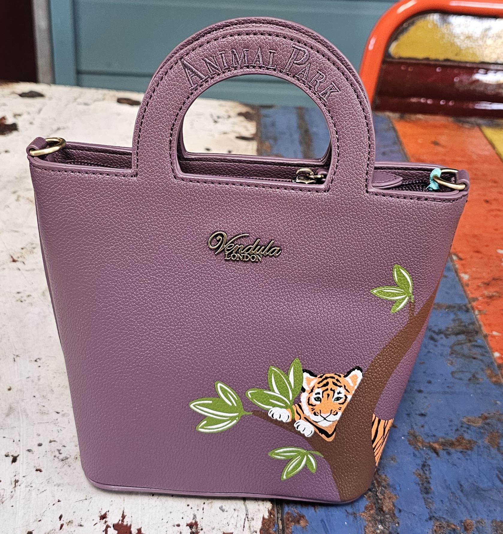 Vendula Mini Tote - Tiger - morpeth gift gallery hunter valley region vendula london handbag wallet coin purse grace grab cross body lena piper tote taylor tallulah backpack phone zipper camera pony club horse haunted house animal park tiger