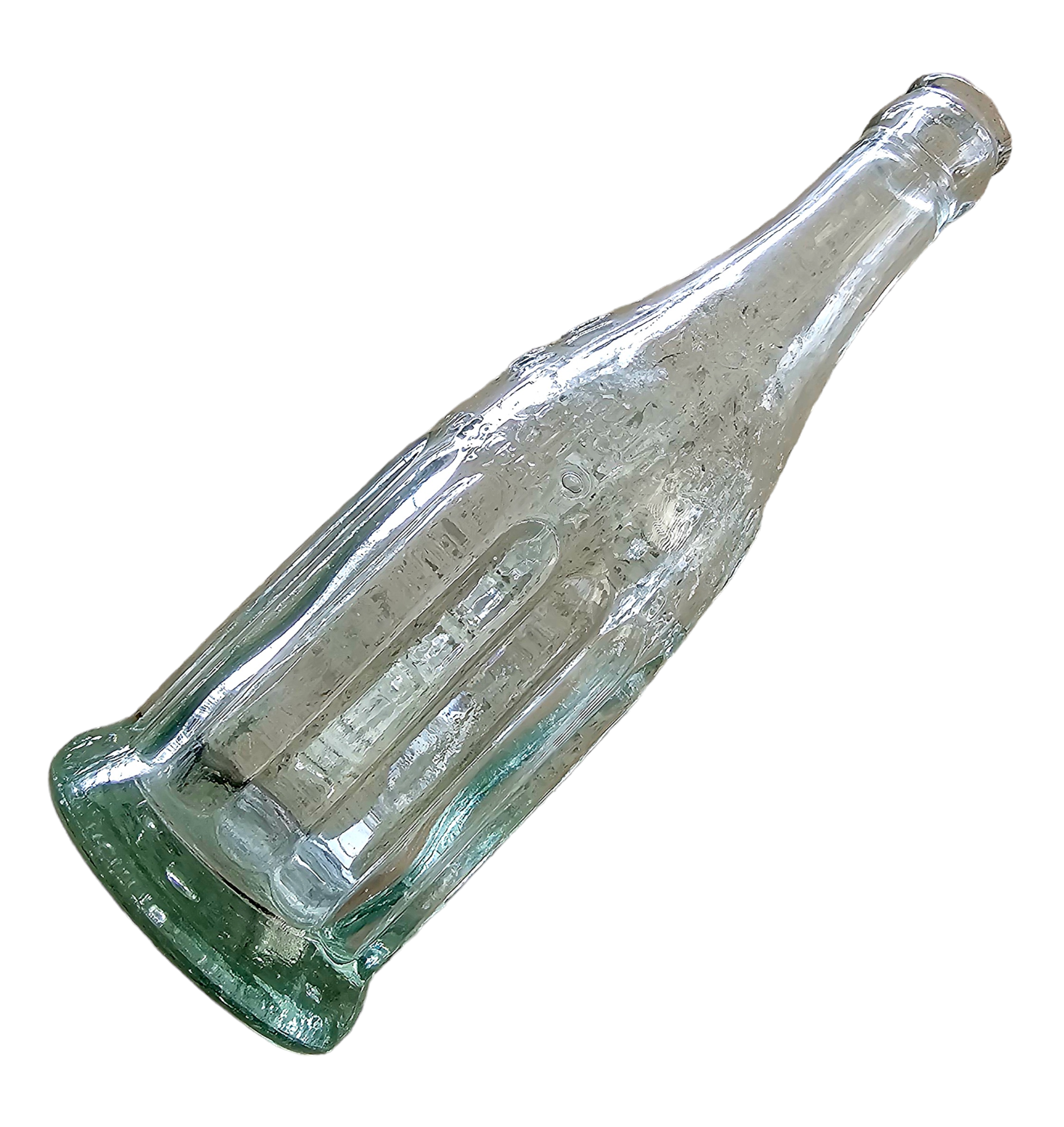German Afri-Cola Bottle - morpeth antique centre hunter valley region afri cola coca beer mineral water soda bottle world war two era 1944 palm tree logo