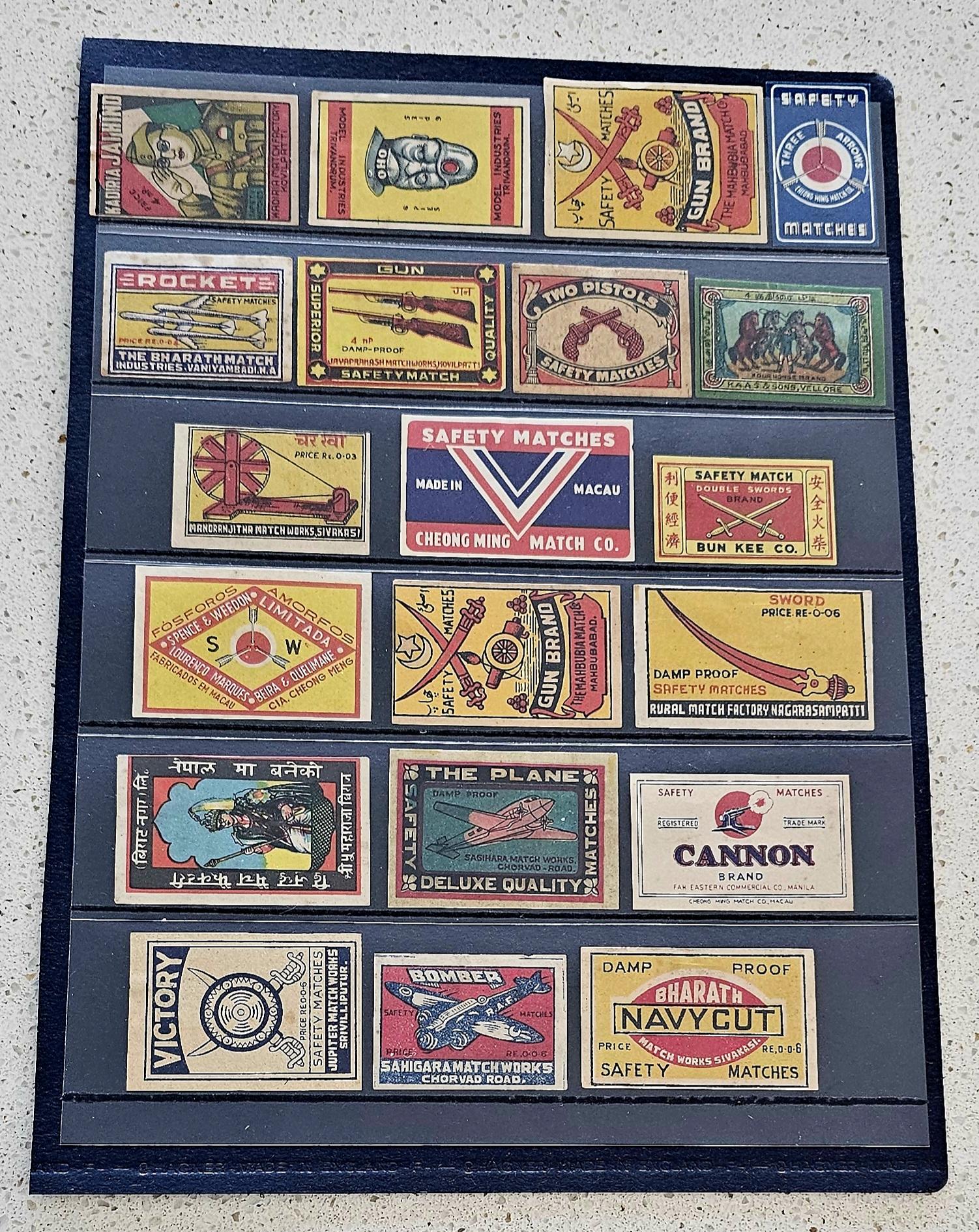 Matchbox Labels - Military Themed - morpeth antique centre hunter valley region art craft scrap book phillumeny hobby collecting matchbox, matchbox labels 1950-1960's. made worldwide sale Soviet Union (Russia), former Yugoslavia, former Czechoslovakia, Belgium, India, Tunisia, Austria, Germany & Australia instant collection military animal bird people places ephemera