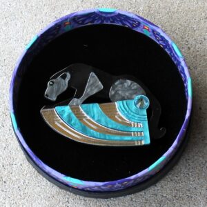 Erstwilder Brooch – The Panther’s Embrace