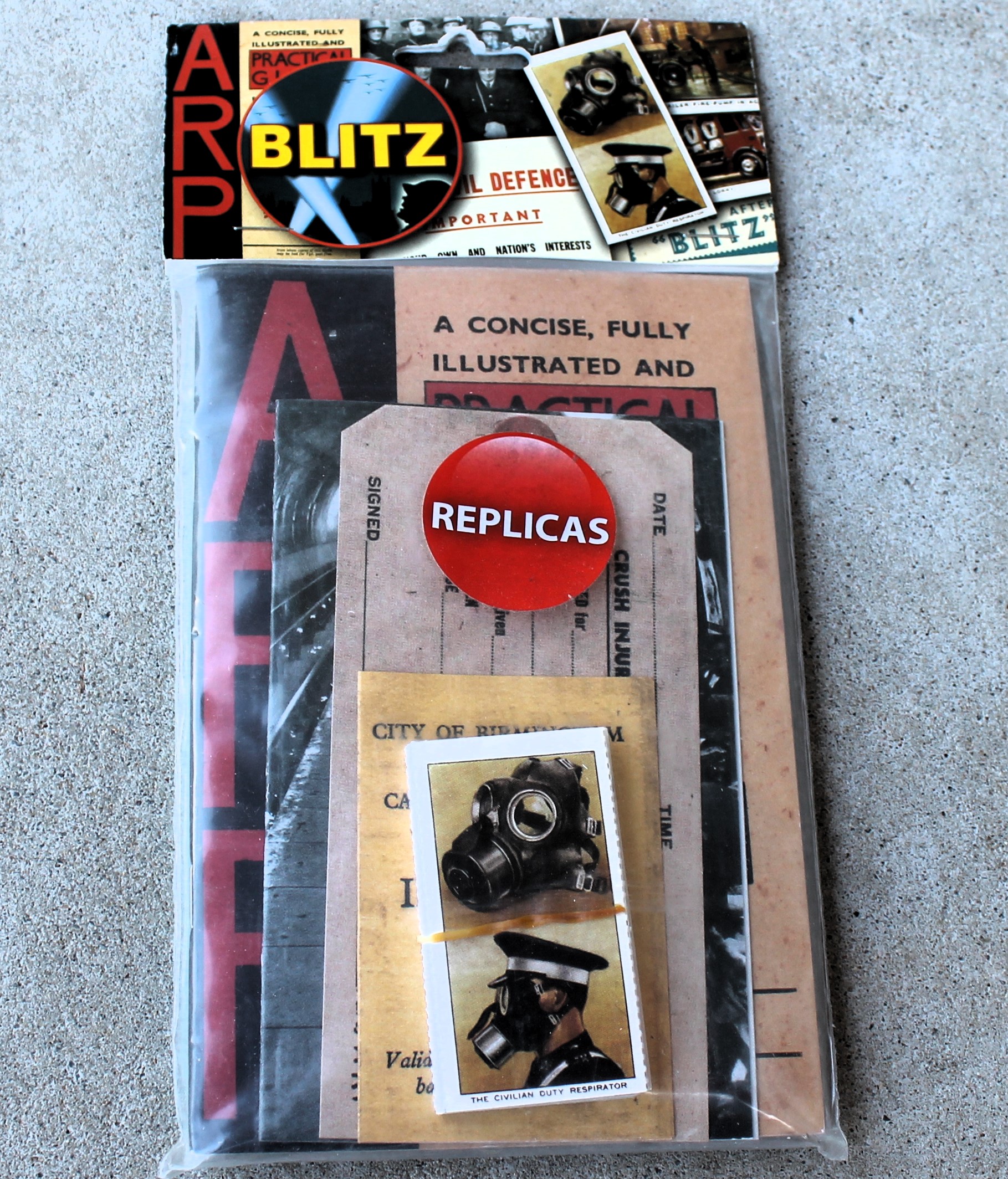 Replica Pack - Blitz - morpeth antique centre hunter valley region replica paper packs cards news leaflet ephemera postcards letters trade cards ephemera blitz world war two