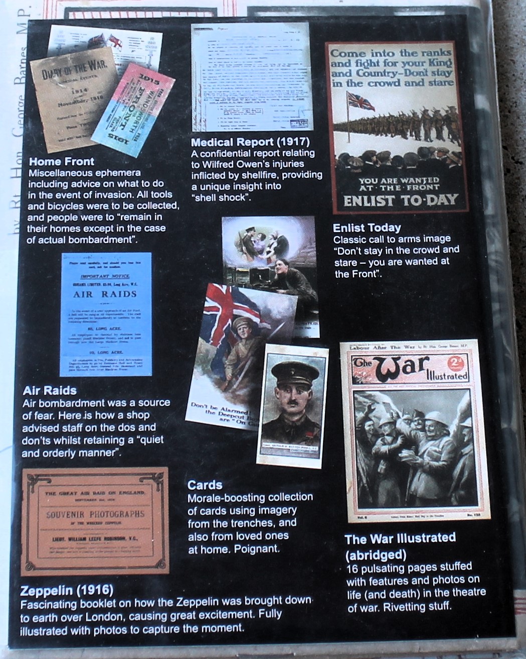 Replica Pack - World War One - morpeth antique centre hunter valley region replica paper packs cards news leaflet ephemera postcards letters trade cards ephemera world war one WWI