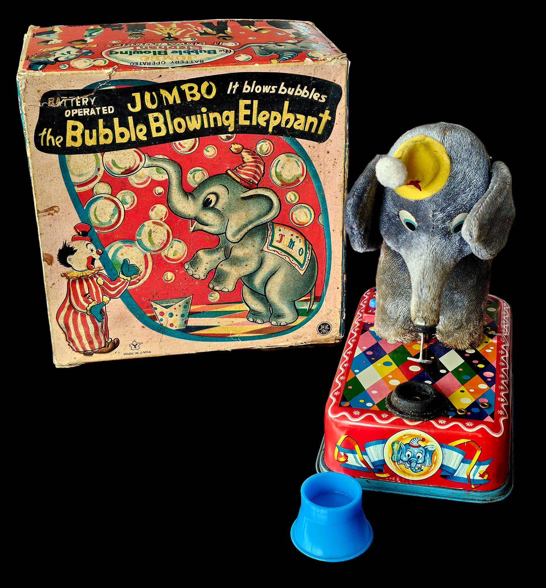 Vintage Elephant Toy - morpeth antique centre hunter valley region vintage jumbo bubble blowing elephant blows made in japan