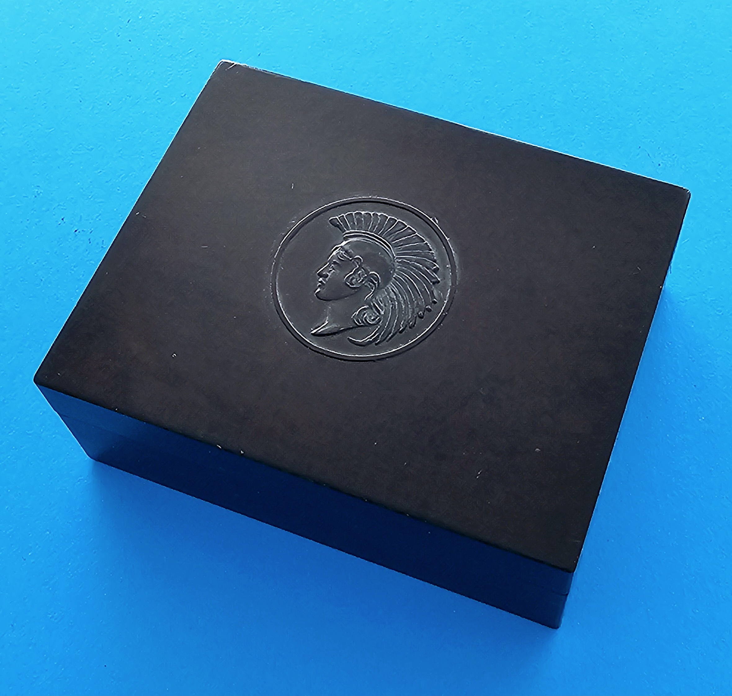 Bakelite Box - morpeth antique centre hunter valley region bakelite art deco nouveau greek style helmet head dress woman french cosmetic lidded box english australian