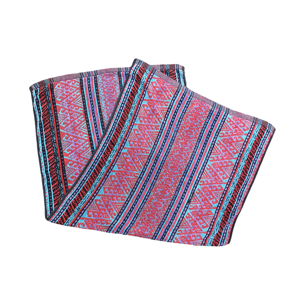 Vintage Towel - 90's Blue, Red and Purple - hunter region campbells store morpeth hunter valley coastal beach towel retro vintage dickies clothing fashion hat bright colourful reuse upcycle