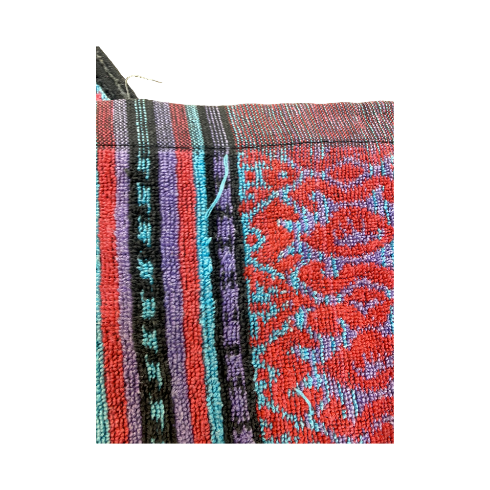 Vintage Towel - 90's Blue, Red and Purple - hunter region campbells store morpeth hunter valley coastal beach towel retro vintage dickies clothing fashion hat bright colourful reuse upcycle