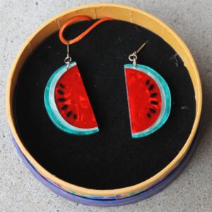 Erstwilder Drop Earrings – Viva La Vida Watermelons