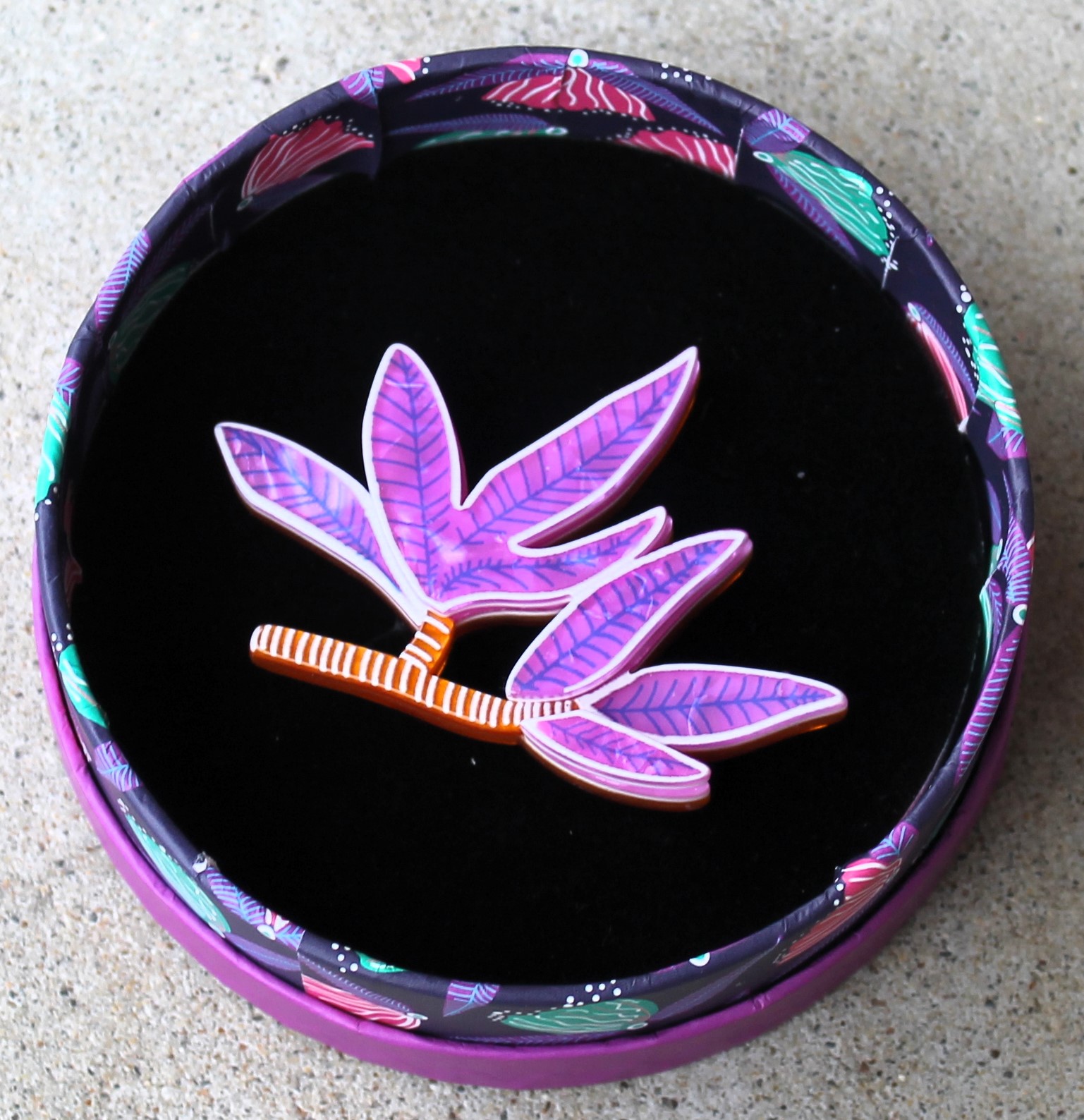 Erstwilder Brooch - Gainful Gum Leaves - morpeth antique centre hunter valley region erstwilder frida kahlo brooch essential earrings hair clips necklace enamel pin fan lauren rogers gainful gum leaves