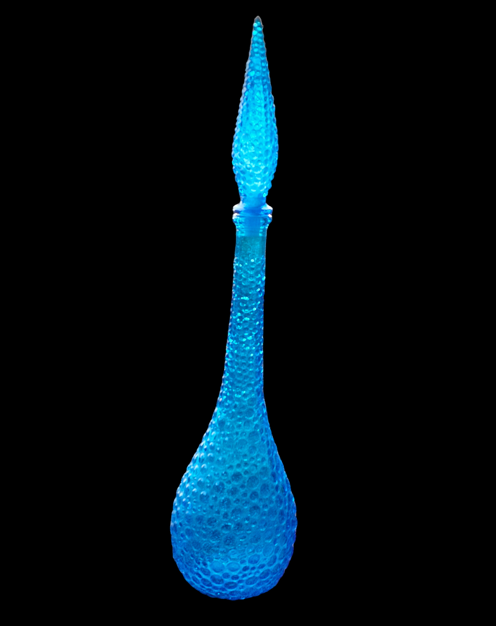 Genie Bottle Blue Bubble - morpeth antique centre hunter valley region glass decanter genie bottle collectable make a wish blue green bubble dimple pirate
