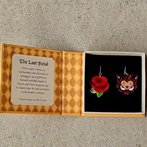 Erstwilder Earrings – The Last Petal (Beauty & the Beast)