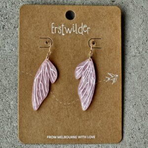 Erstwilder Earrings – Wing Pink
