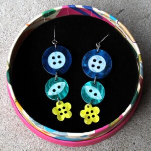 Erstwilder Earrings – Cute as a Button